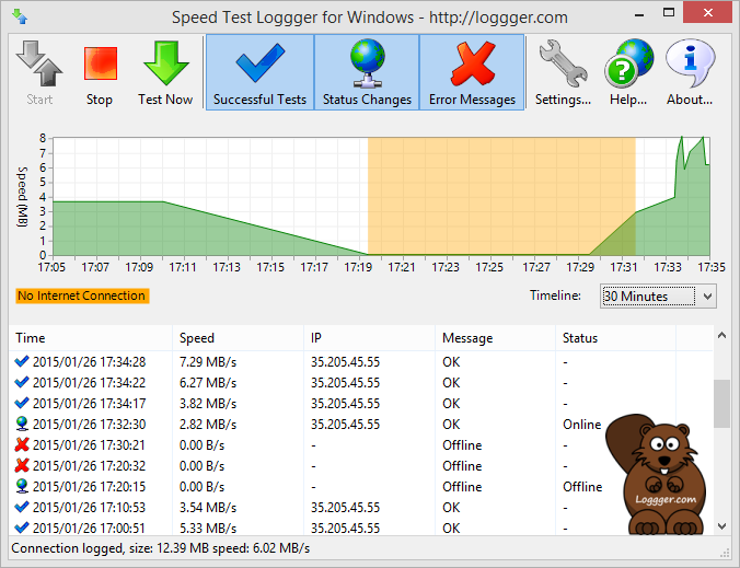 cox download speed test